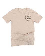 "______ (Heart Around) - (Choose Your Grandma Name)" - Unisex Tee Little Mama Shirt Shop