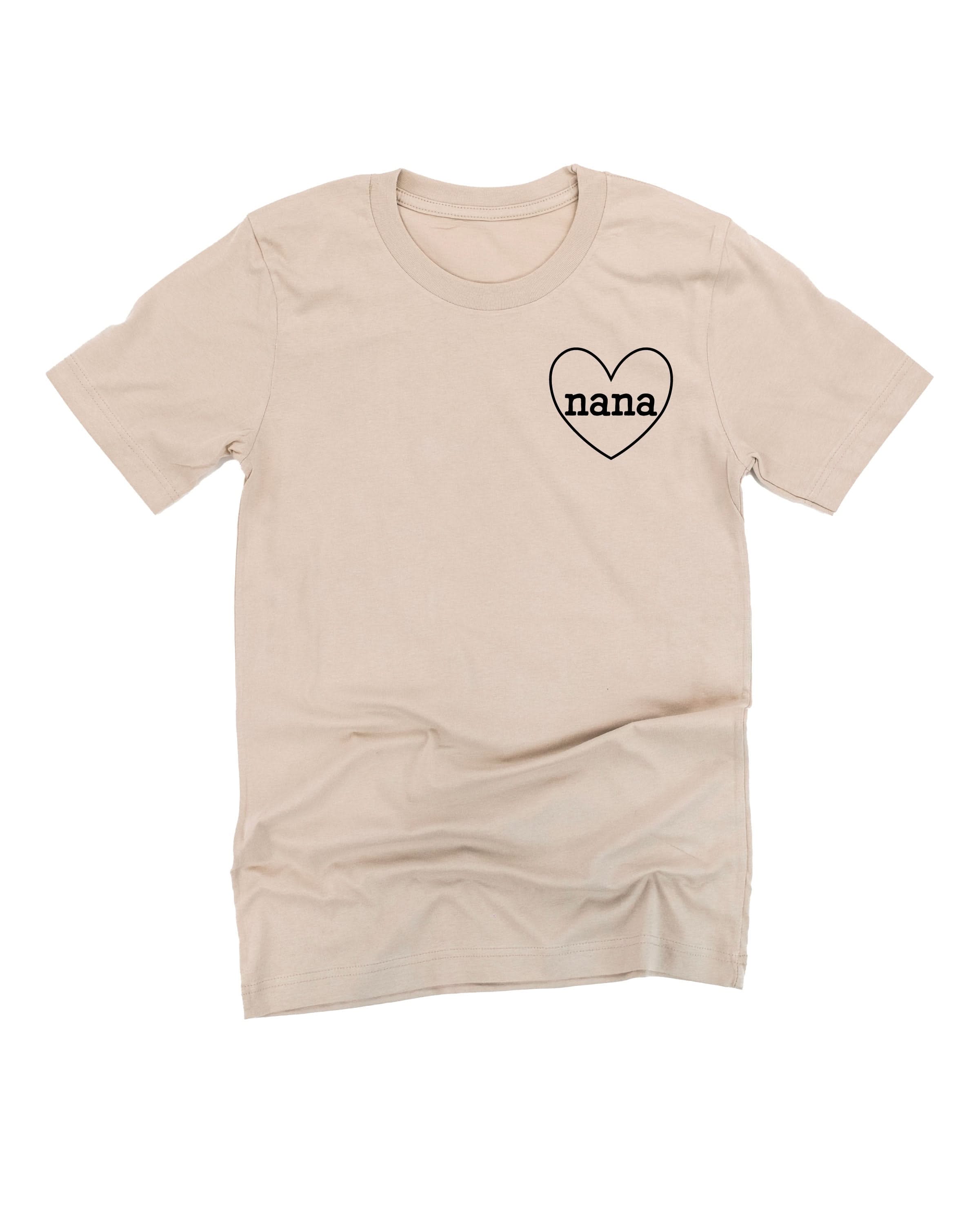 "______ (Heart Around) - (Choose Your Grandma Name)" - Unisex Tee Little Mama Shirt Shop