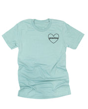 "______ (Heart Around) - (Choose Your Grandma Name)" - Unisex Tee Little Mama Shirt Shop