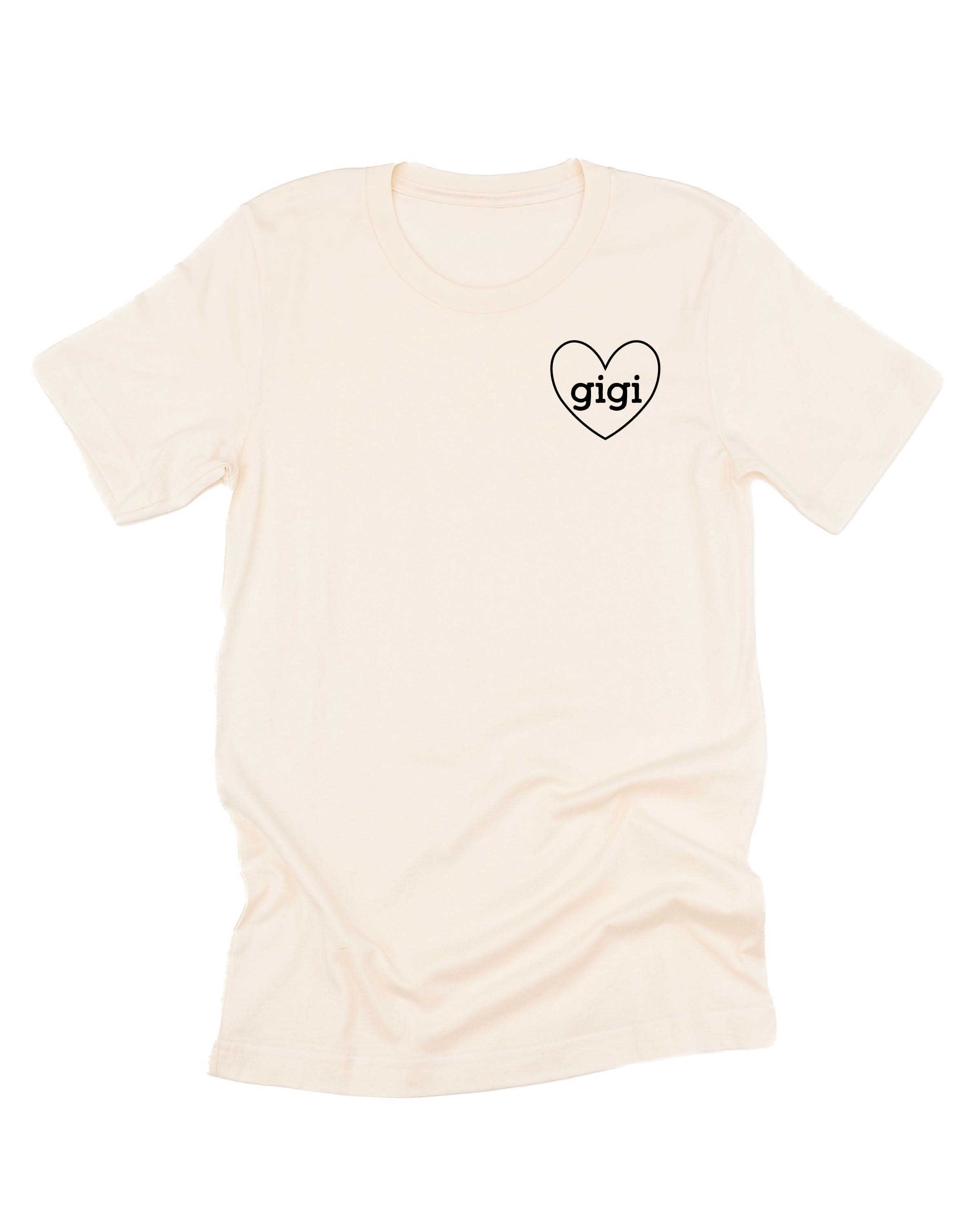 "______ (Heart Around) - (Choose Your Grandma Name)" - Unisex Tee Little Mama Shirt Shop