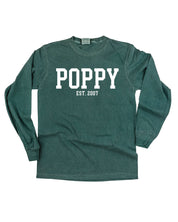 "(Choose Your Grandpa Name) - Est. (Select Your Year)" - Long Sleeve Comfort Colors Tee Little Mama Shirt Shop