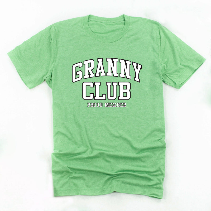 Varsity Style - GRANNY Club - Proud Member - Unisex Tee