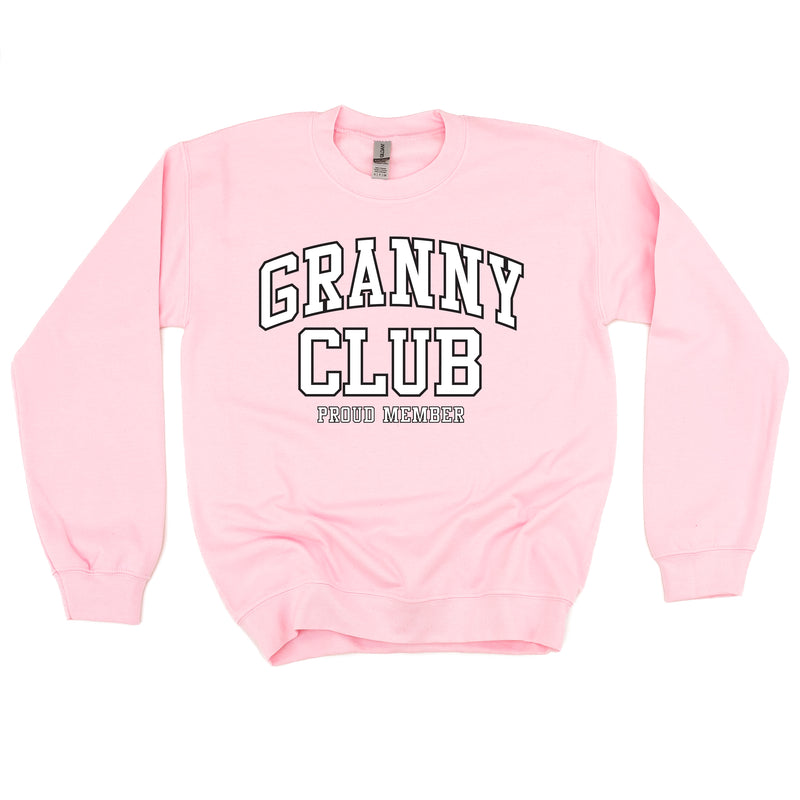 Varsity Style - GRANNY Club - Proud Member - BASIC FLEECE CREWNECK