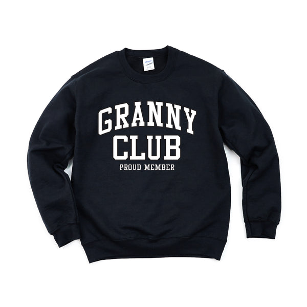 Varsity Style - GRANNY Club - Proud Member - BASIC FLEECE CREWNECK