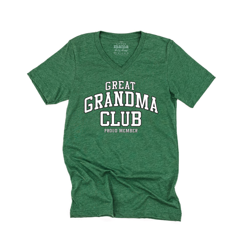 Varsity Style - GREAT GRANDMA Club - Proud Member - Unisex Tee