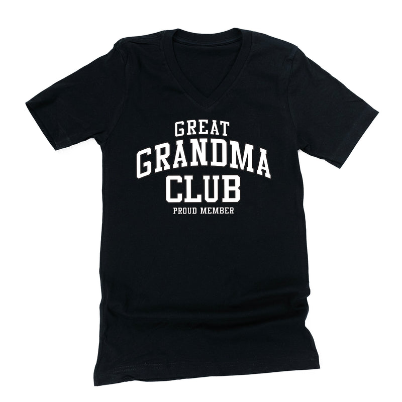 Varsity Style - GREAT GRANDMA Club - Proud Member - Unisex Tee