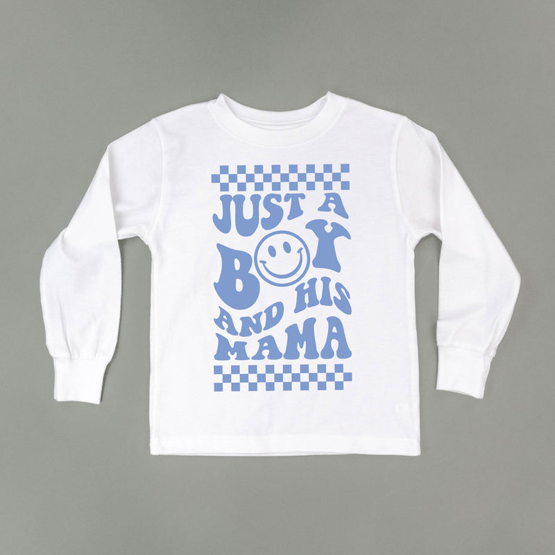 THE RETRO EDIT - Just a Boy and His Mama - Long Sleeve Child Shirt