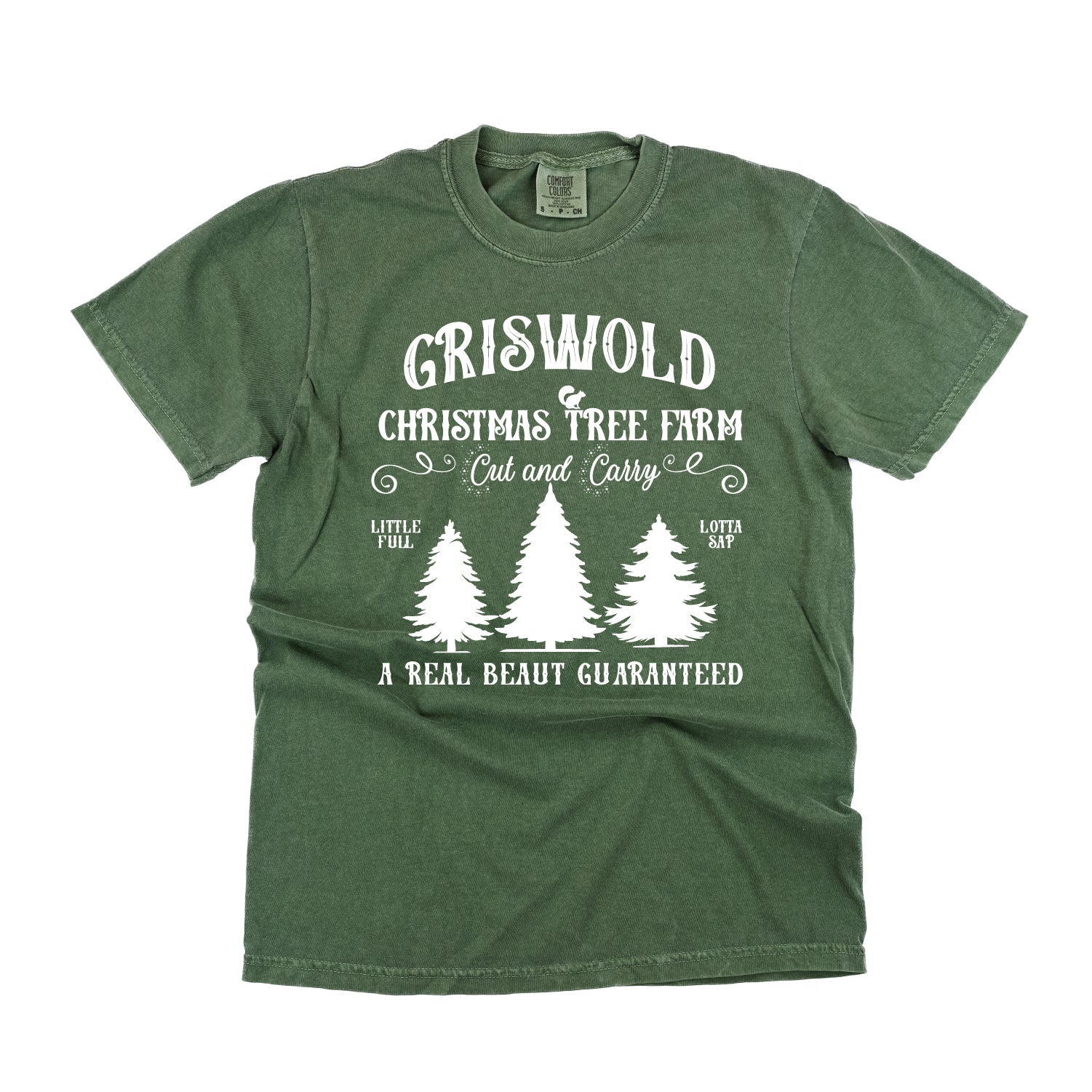 Griswold Christmas Tree Farm - Comfort Colors Tee Little Mama Shirt Shop
