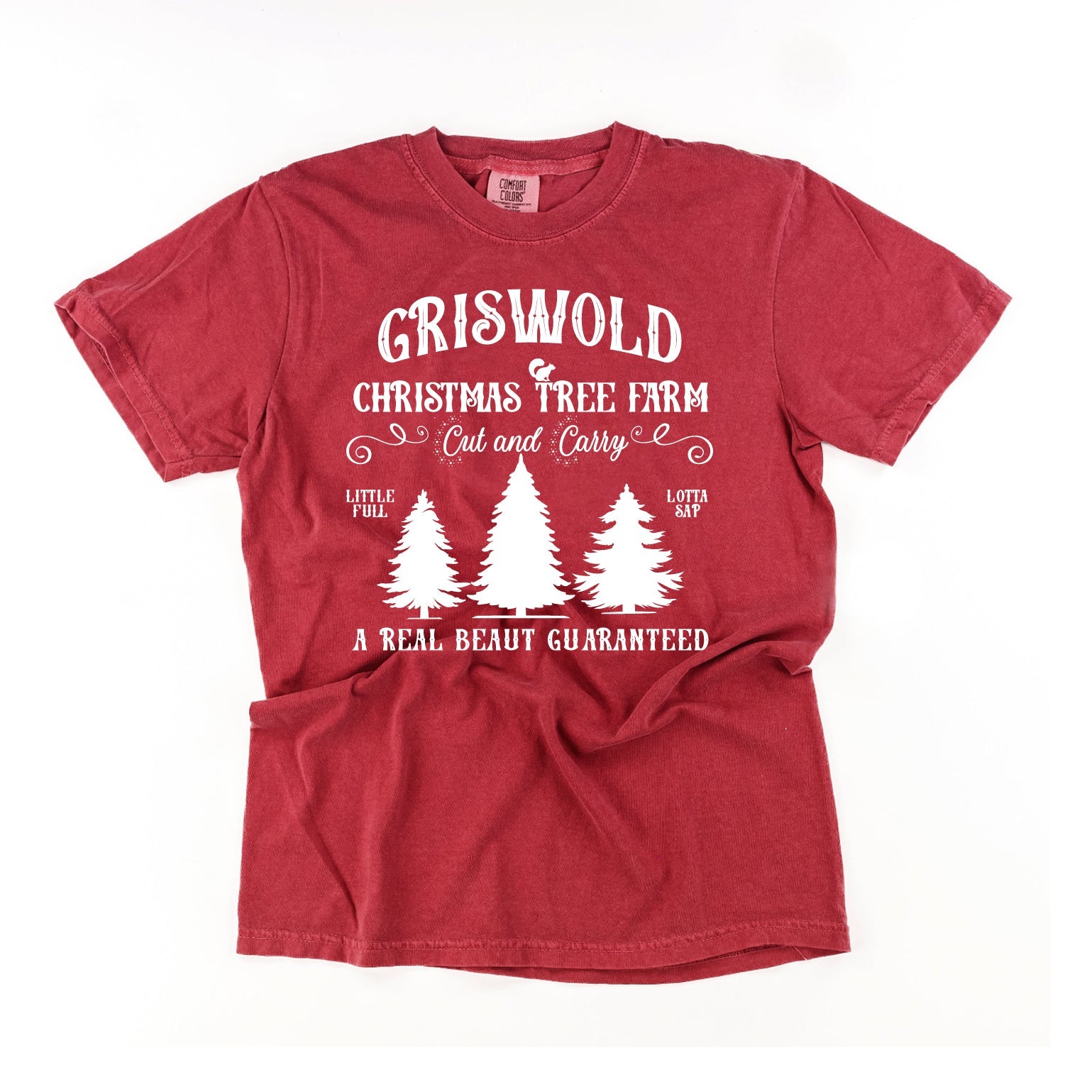 Griswold Christmas Tree Farm - Comfort Colors Tee Little Mama Shirt Shop