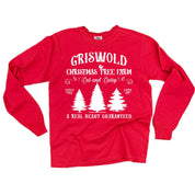 Griswold Christmas Tree Farm - LONG SLEEVE Comfort Colors Tee Little Mama Shirt Shop