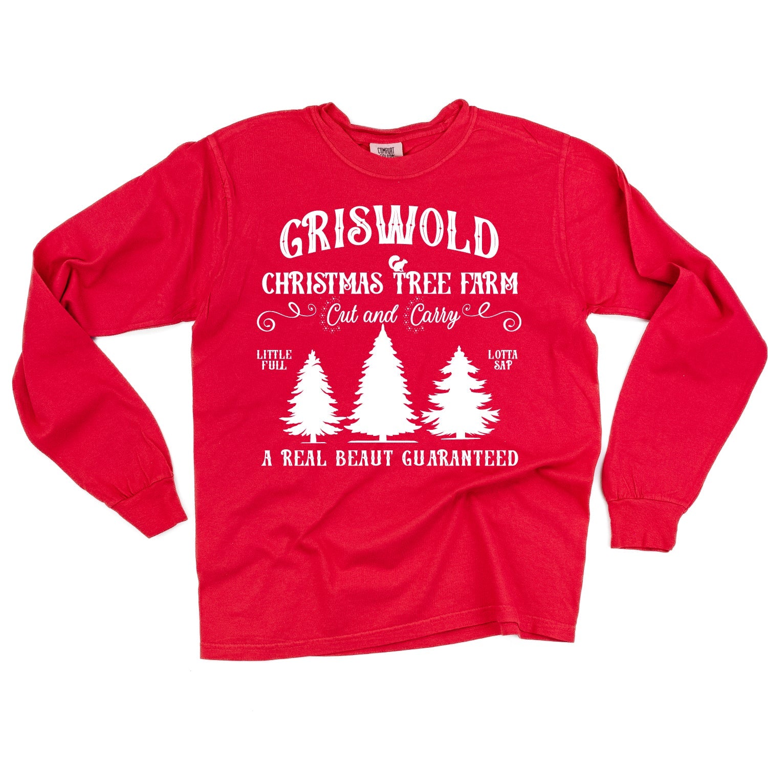 Griswold Christmas Tree Farm - LONG SLEEVE Comfort Colors Tee Little Mama Shirt Shop