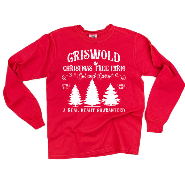 Griswold Christmas Tree Farm - LONG SLEEVE Comfort Colors Tee