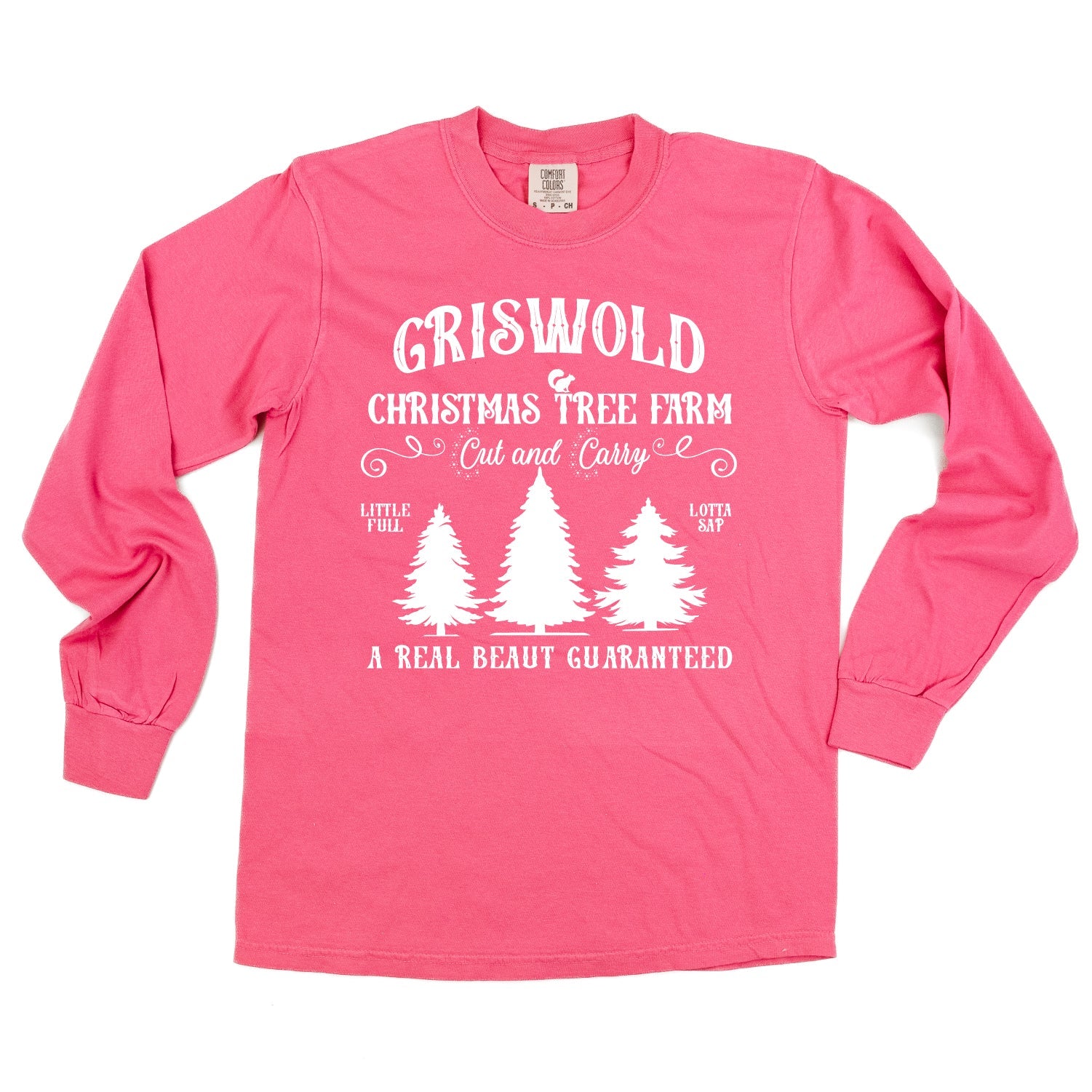 Griswold Christmas Tree Farm - LONG SLEEVE Comfort Colors Tee Little Mama Shirt Shop