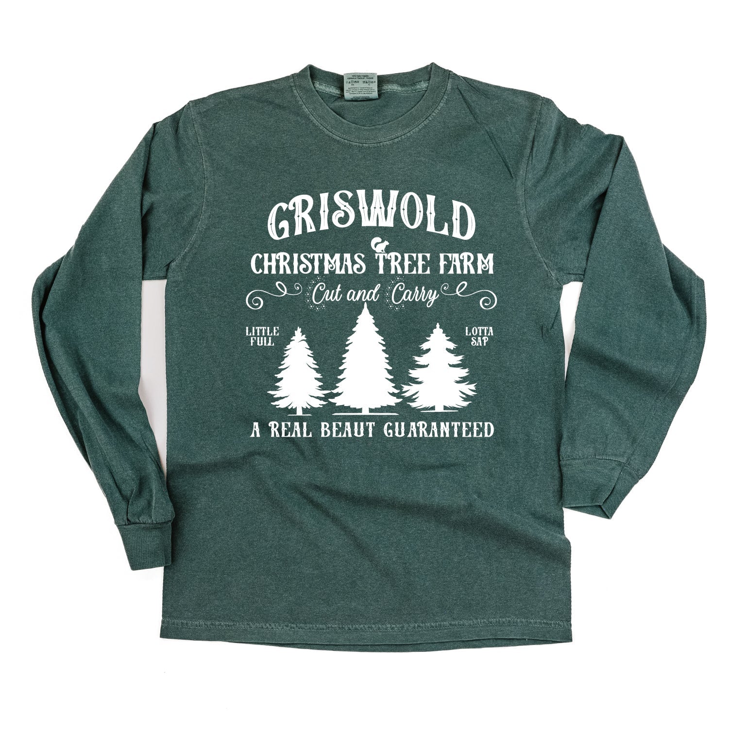 Griswold Christmas Tree Farm - LONG SLEEVE Comfort Colors Tee Little Mama Shirt Shop