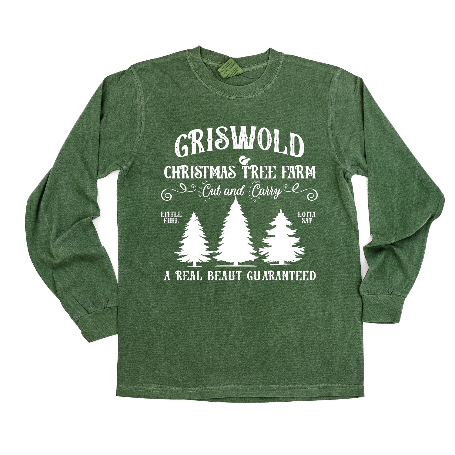 Griswold Christmas Tree Farm - LONG SLEEVE Comfort Colors Tee Little Mama Shirt Shop