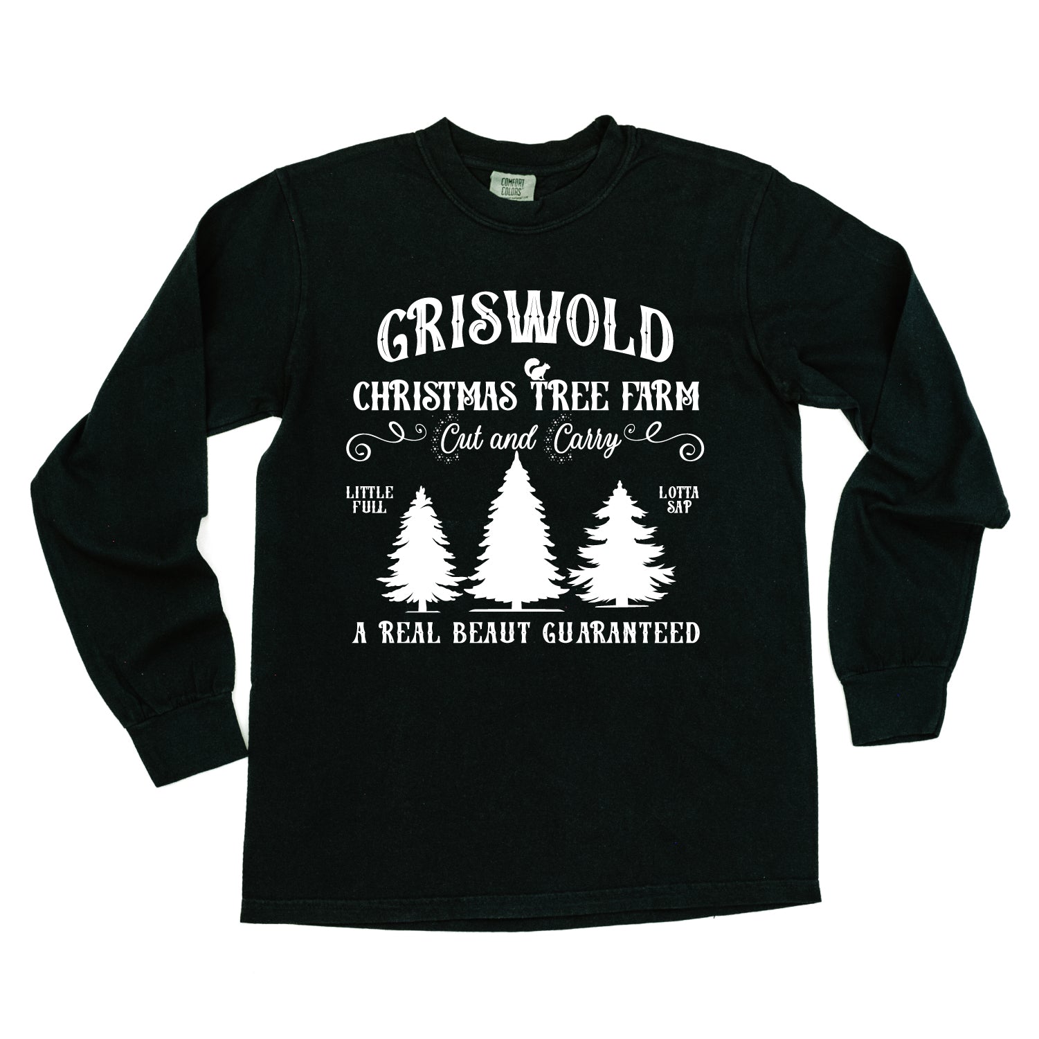 Griswold Christmas Tree Farm - LONG SLEEVE Comfort Colors Tee Little Mama Shirt Shop
