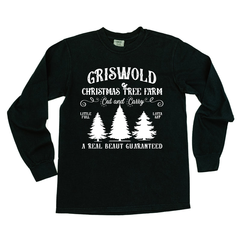 Griswold Christmas Tree Farm - LONG SLEEVE Comfort Colors Tee