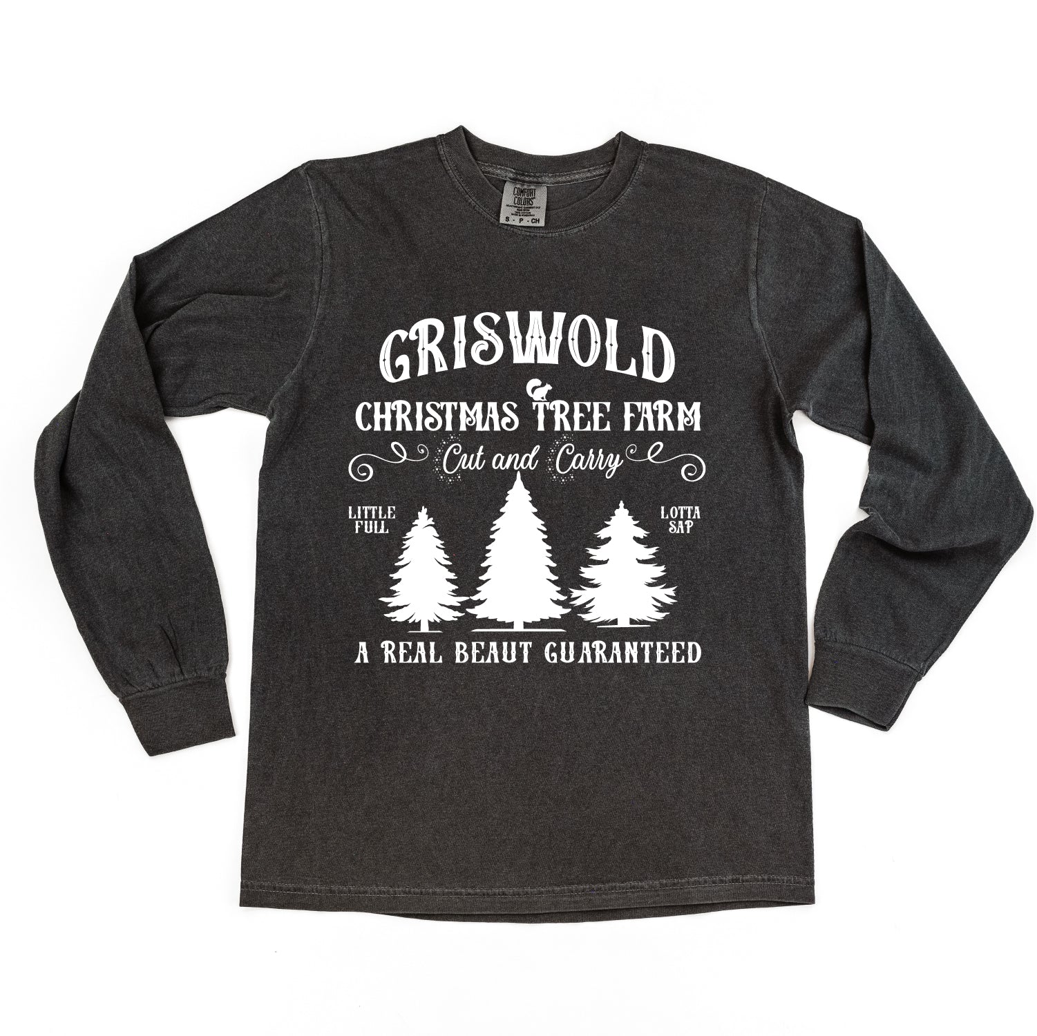 Griswold Christmas Tree Farm - LONG SLEEVE Comfort Colors Tee Little Mama Shirt Shop