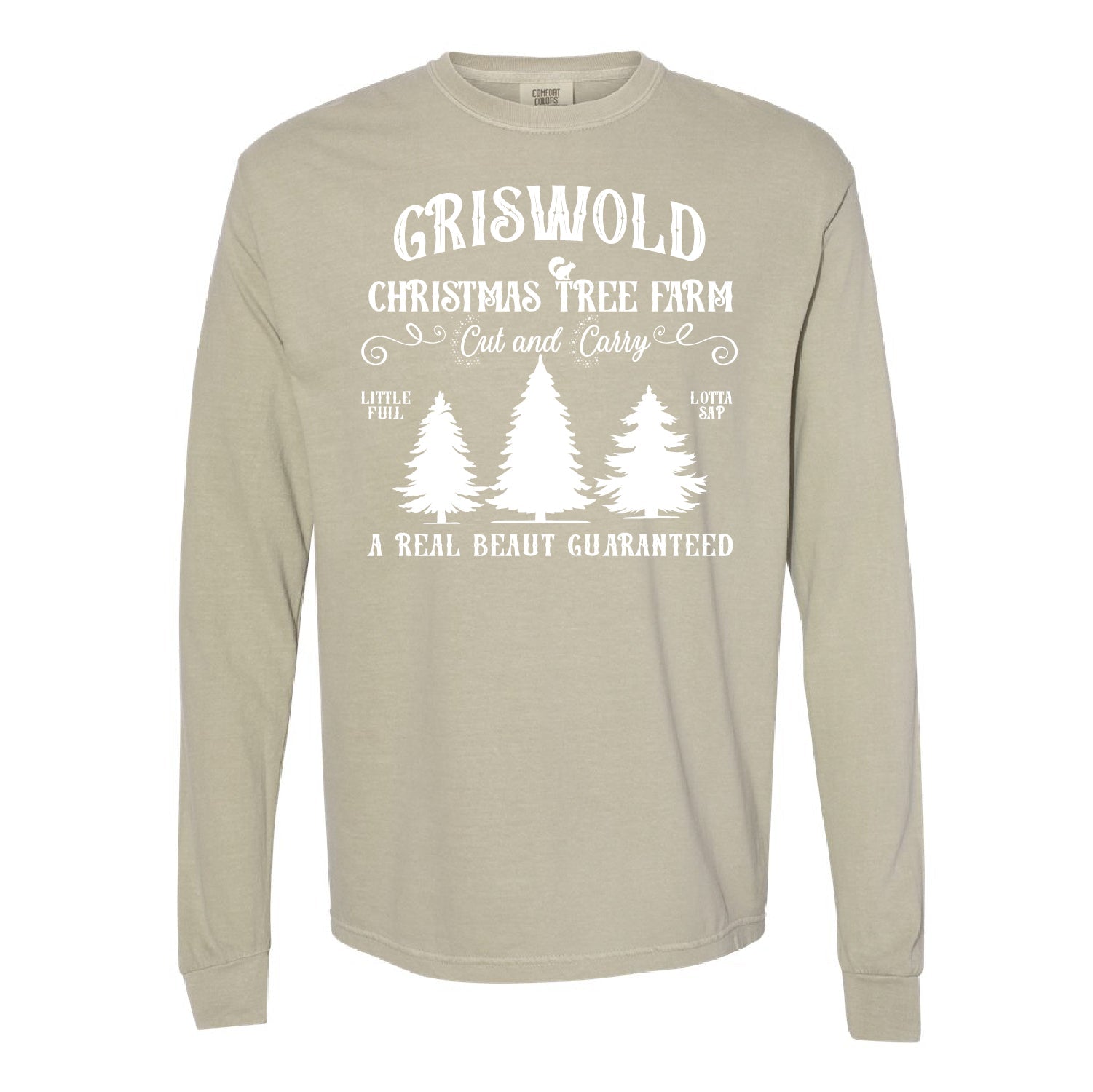 Griswold Christmas Tree Farm - LONG SLEEVE Comfort Colors Tee Little Mama Shirt Shop