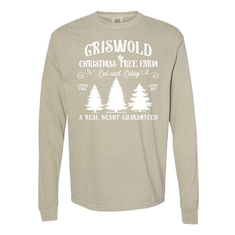 Griswold Christmas Tree Farm - LONG SLEEVE Comfort Colors Tee