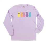Floral Headband Neon Peeps - LONG SLEEVE Comfort Colors Tee Little Mama Shirt Shop