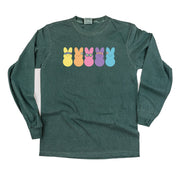 Floral Headband Neon Peeps - LONG SLEEVE Comfort Colors Tee Little Mama Shirt Shop