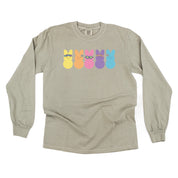 Floral Headband Neon Peeps - LONG SLEEVE Comfort Colors Tee Little Mama Shirt Shop
