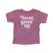 Never Grow Up - Child Shirt Little Mama Shirt Shop