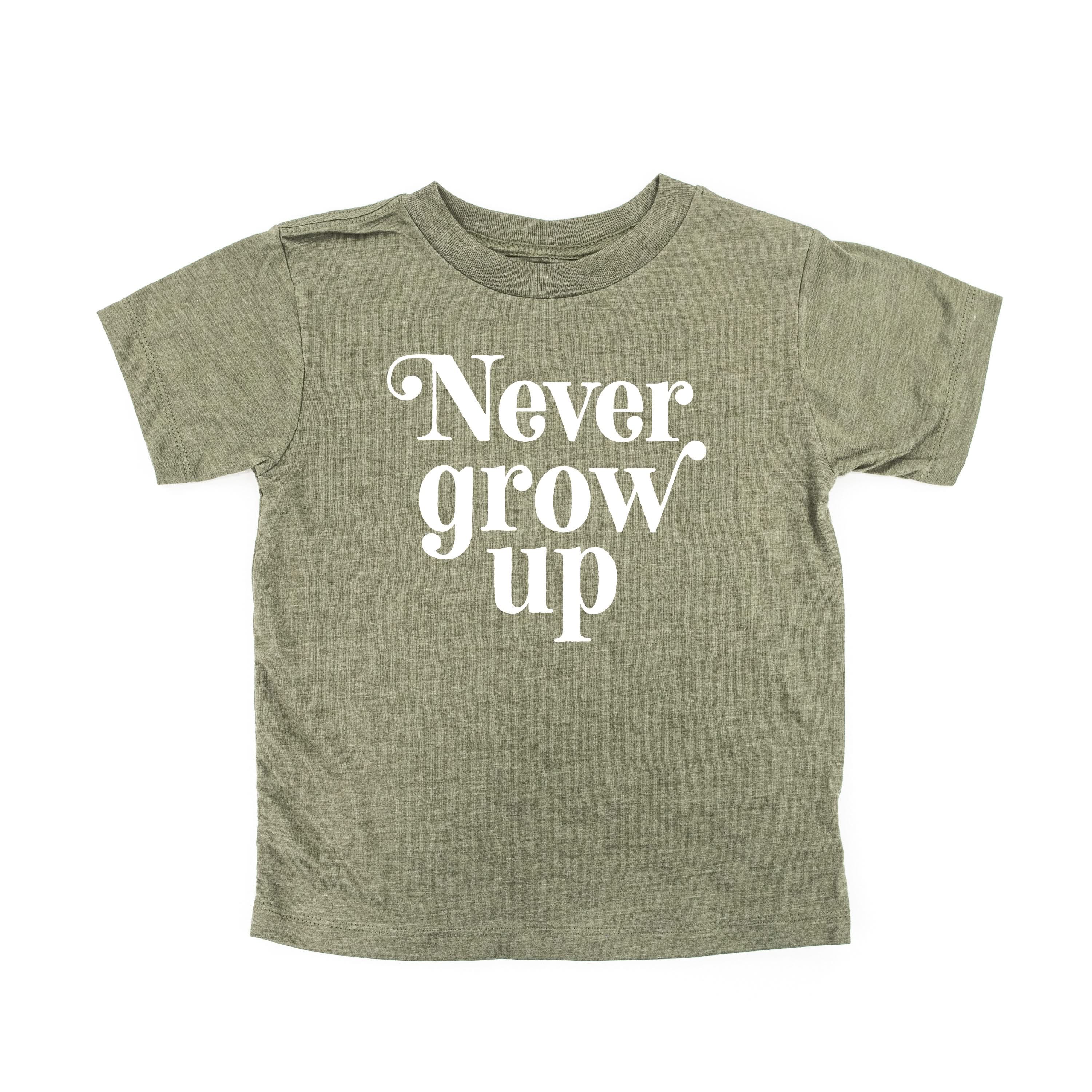 Never Grow Up - Child Shirt Little Mama Shirt Shop