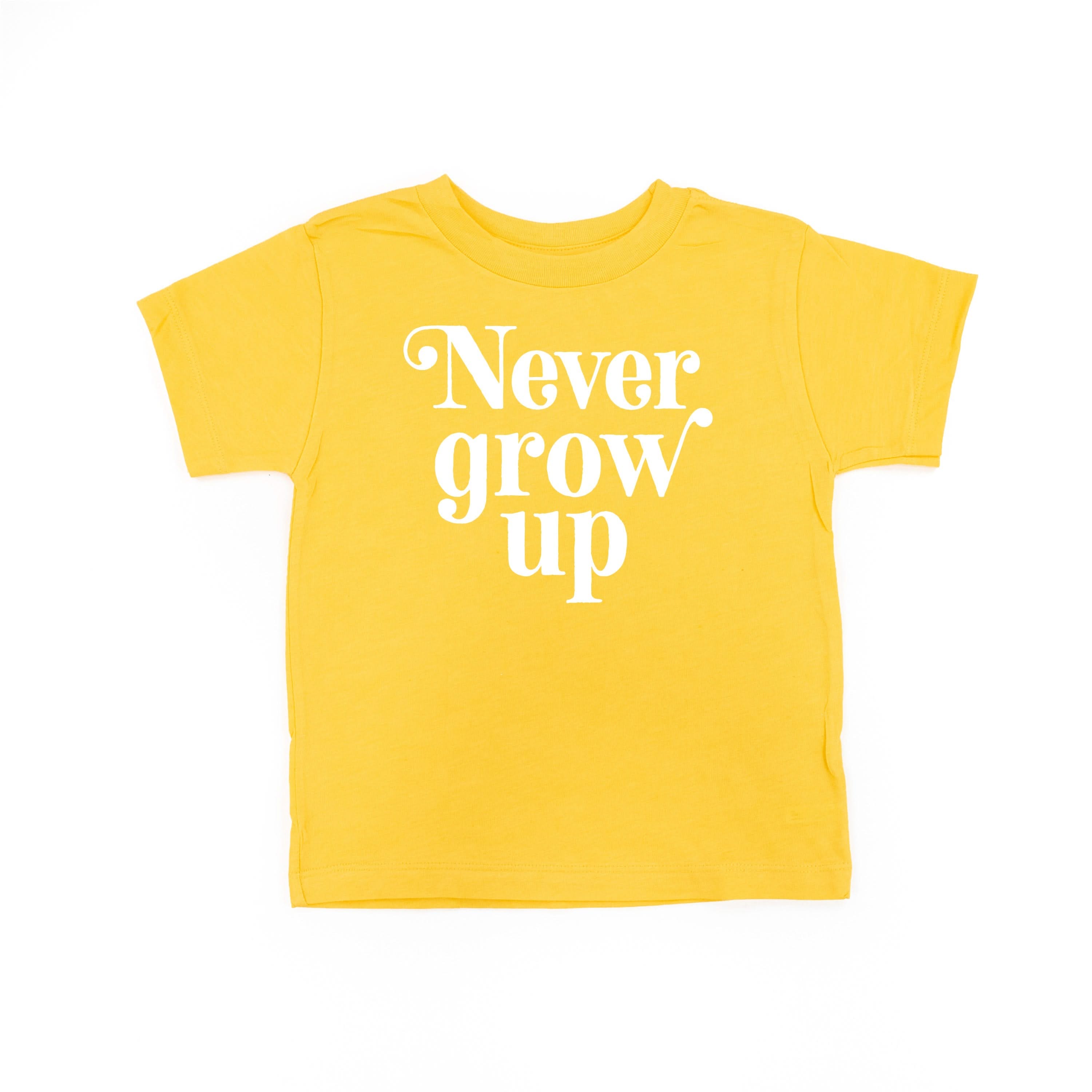 Never Grow Up - Child Shirt Little Mama Shirt Shop