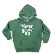 Never Grow Up - CHILD HOODIE Little Mama Shirt Shop LLC