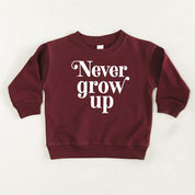 Never Grow Up - Child Sweater Little Mama Shirt Shop