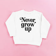 Never Grow Up - Child Sweater Little Mama Shirt Shop