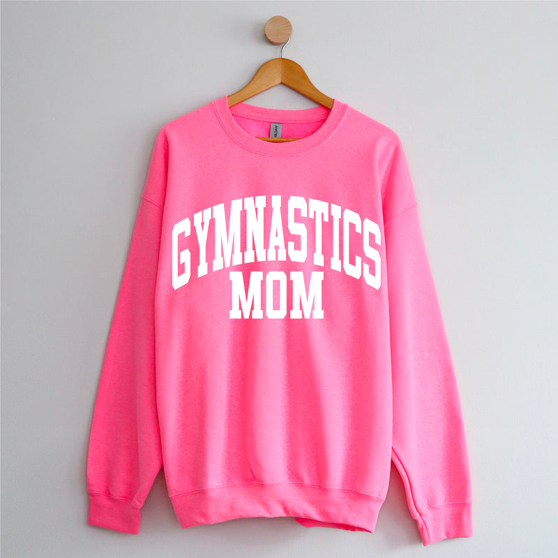 Varsity Style - GYMNASTICS MOM - BASIC FLEECE CREWNECK