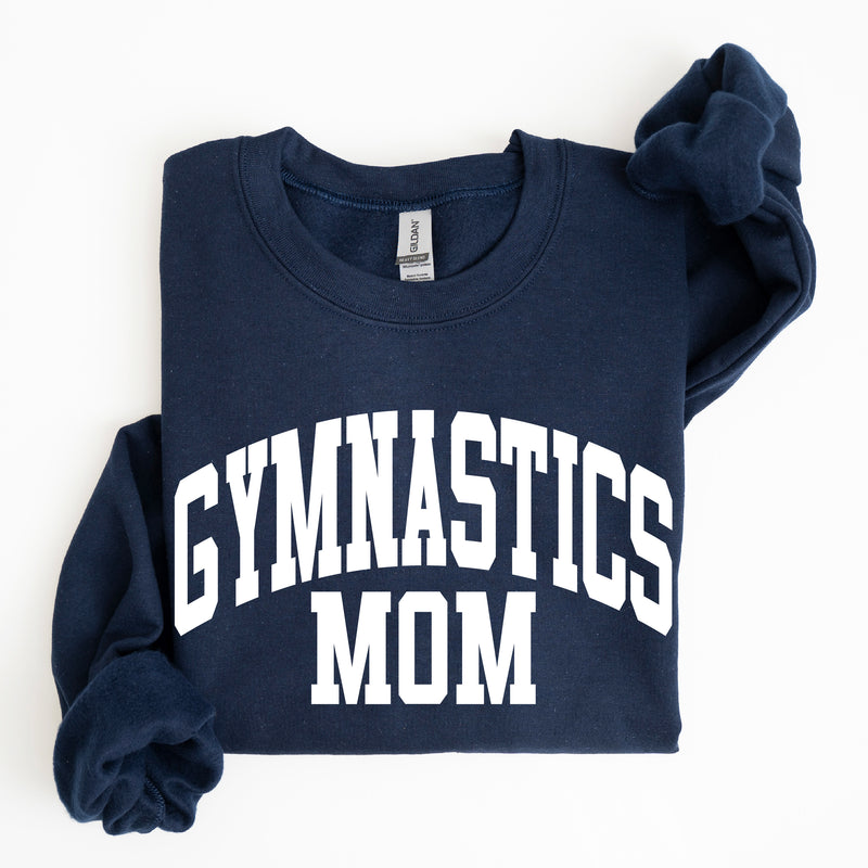 Varsity Style - GYMNASTICS MOM - BASIC FLEECE CREWNECK