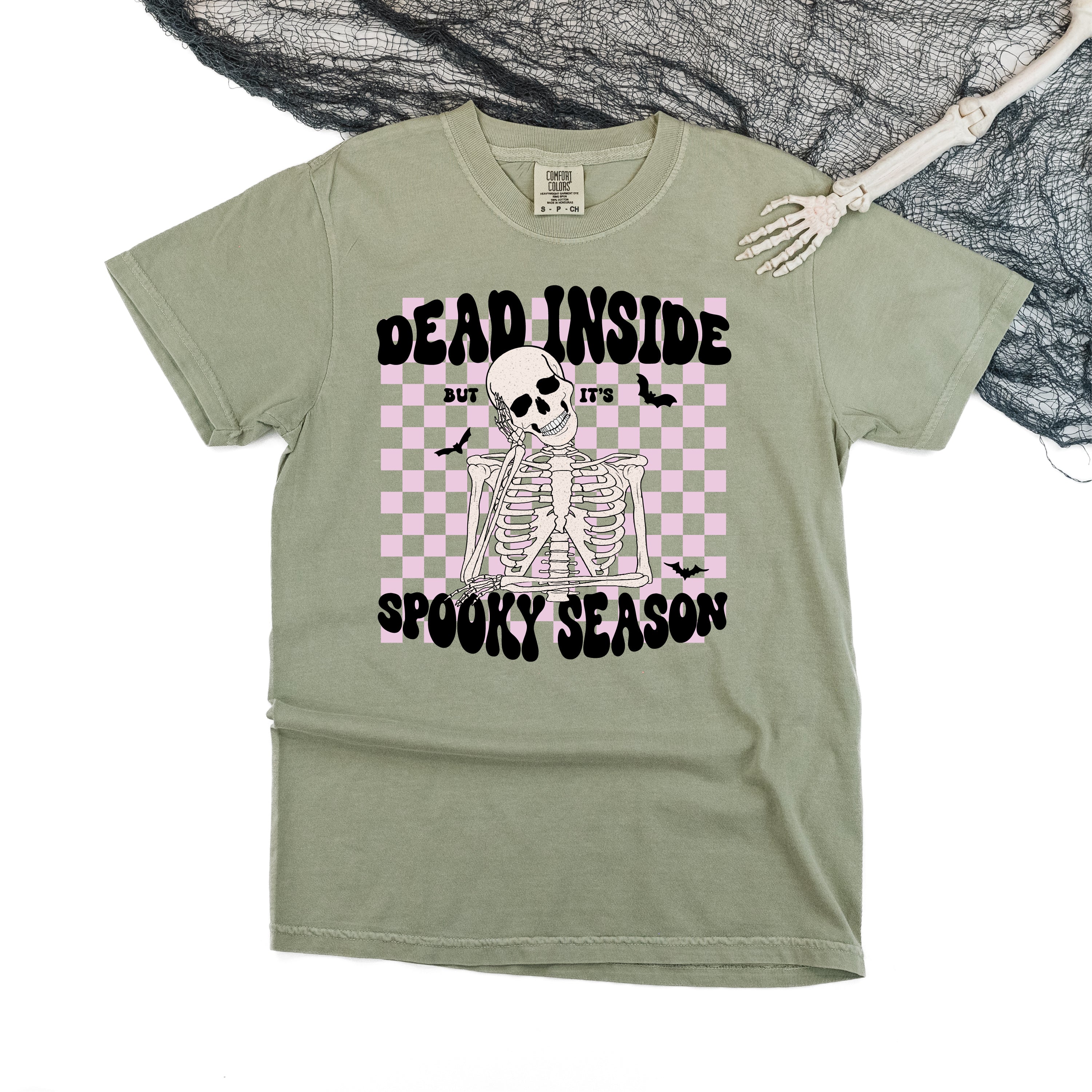 Dead Inside But It's Spooky Season - Comfort Colors Tee Little Mama Shirt Shop