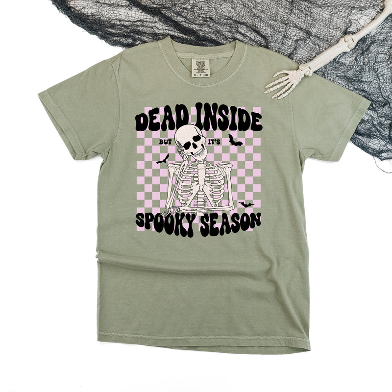 Dead Inside But It's Spooky Season - SHORT SLEEVE COMFORT COLORS TEE