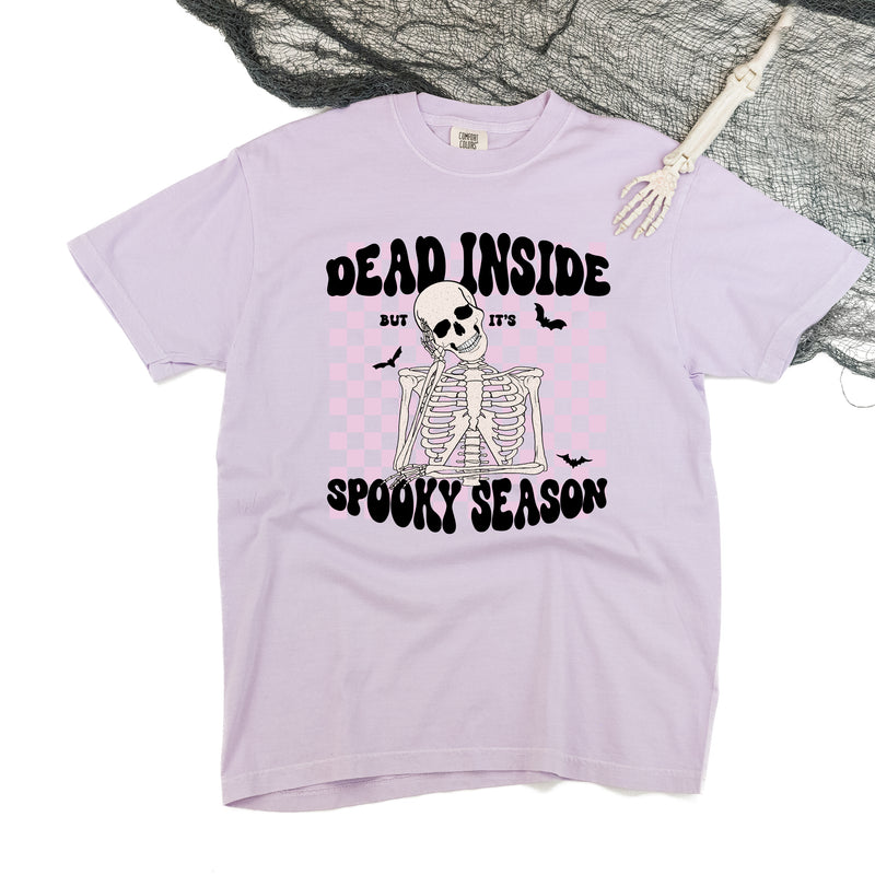 Dead Inside But It's Spooky Season - SHORT SLEEVE COMFORT COLORS TEE