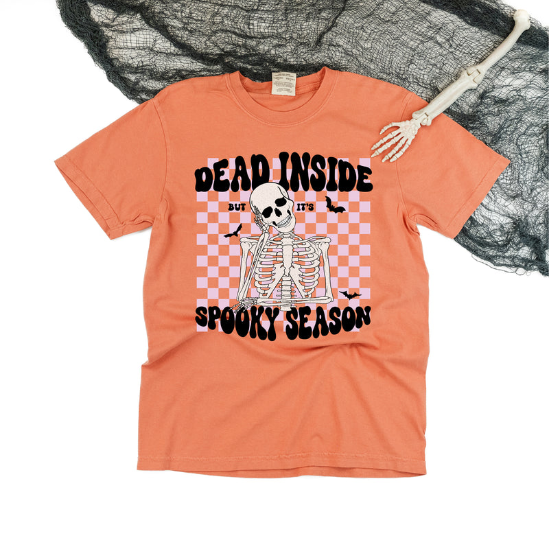 Dead Inside But It's Spooky Season - SHORT SLEEVE COMFORT COLORS TEE