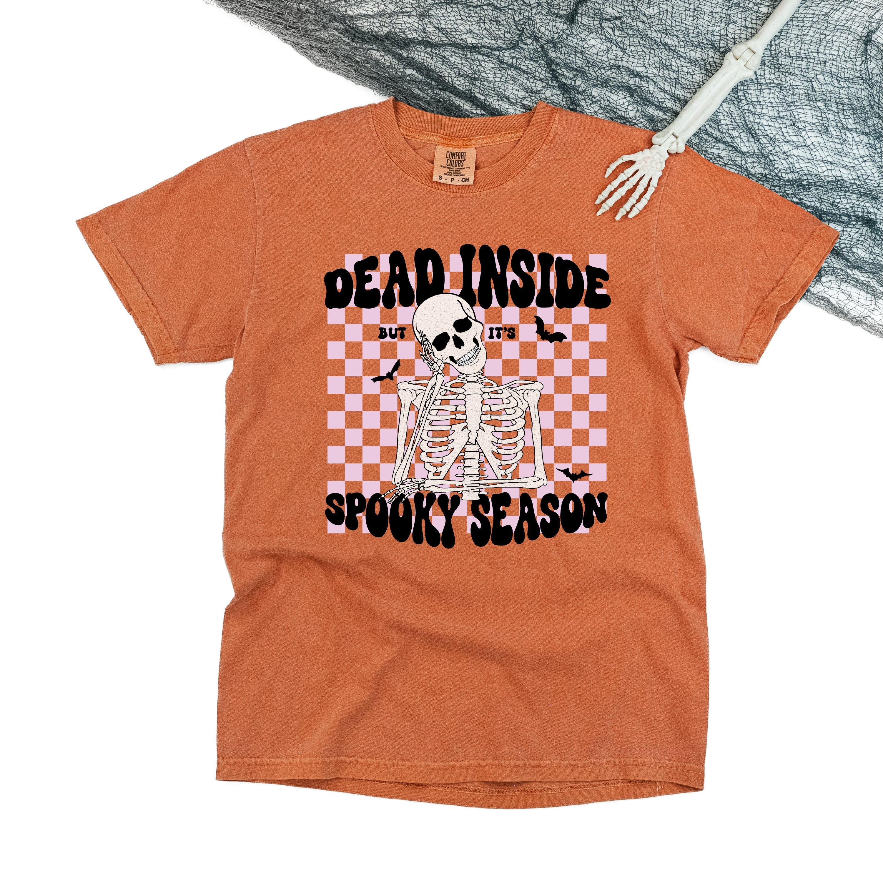 Dead Inside But It's Spooky Season - Comfort Colors Tee Little Mama Shirt Shop