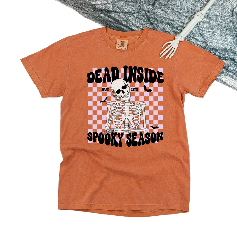 Dead Inside But It's Spooky Season - SHORT SLEEVE COMFORT COLORS TEE