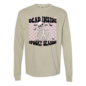 Dead Inside But It's Spooky Season - Long Sleeve Comfort Colors Tee Little Mama Shirt Shop