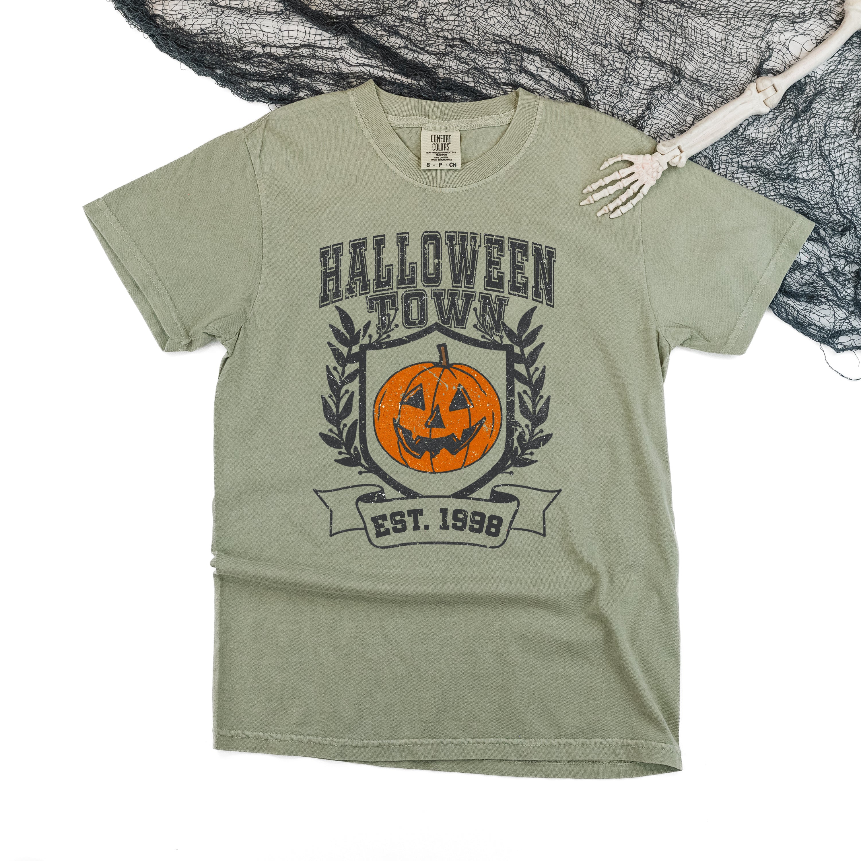 Halloween Town - Comfort Colors Tee Little Mama Shirt Shop