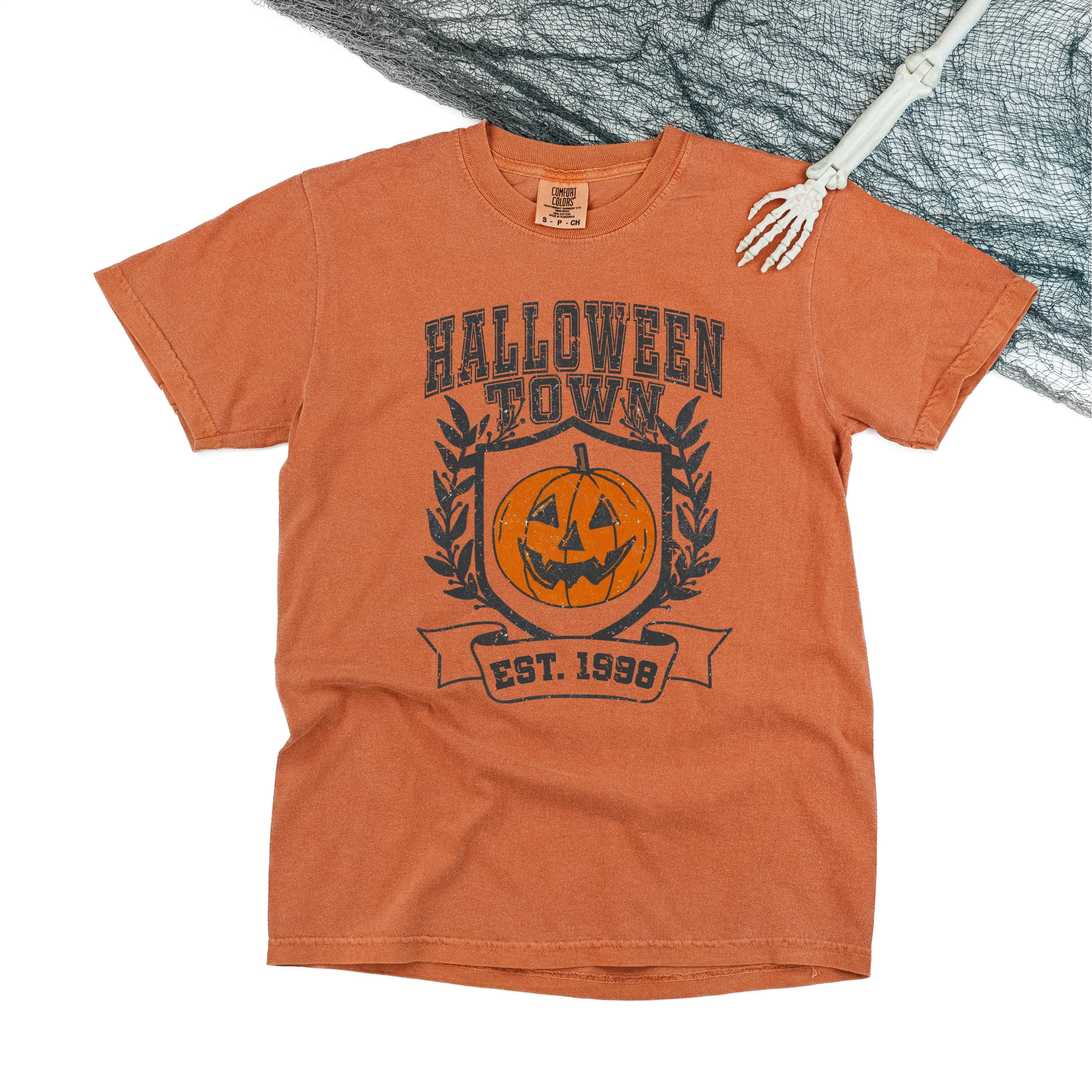 Halloween Town - Comfort Colors Tee Little Mama Shirt Shop