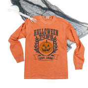 Halloween Town - Long Sleeve Comfort Colors Tee Little Mama Shirt Shop
