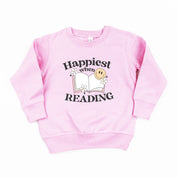 Happiest When Reading - Child Sweater Little Mama Shirt Shop