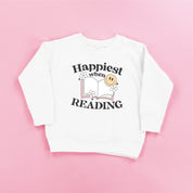 Happiest When Reading - Child Sweater Little Mama Shirt Shop