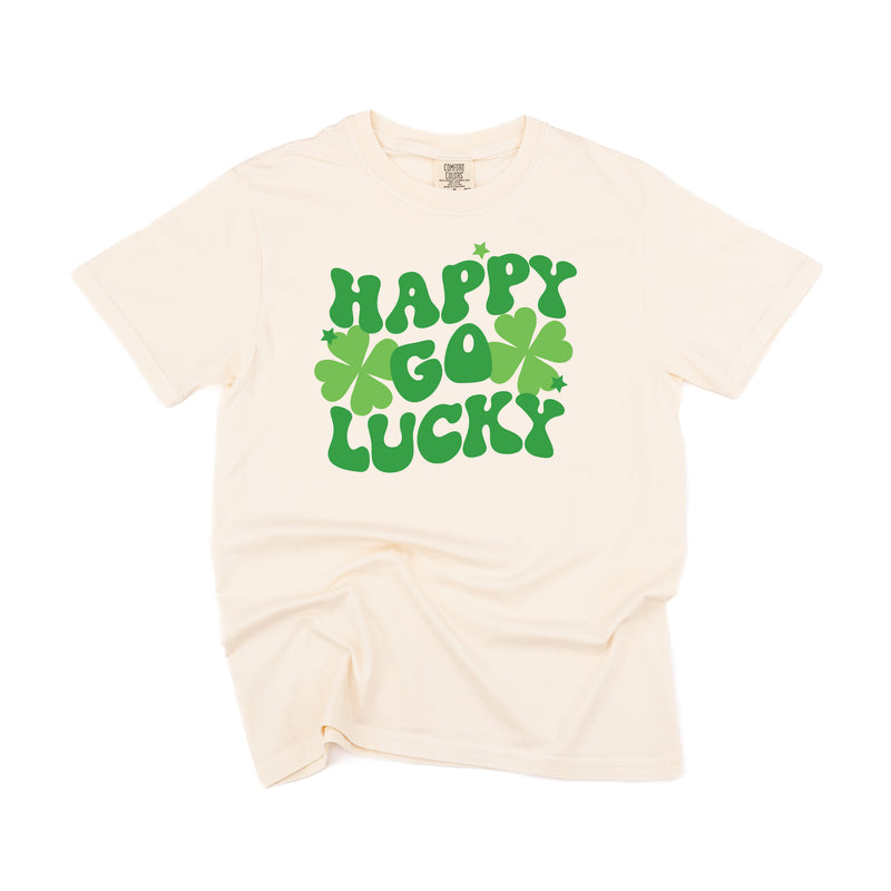 Happy Go Lucky - SHORT SLEEVE COMFORT COLORS TEE