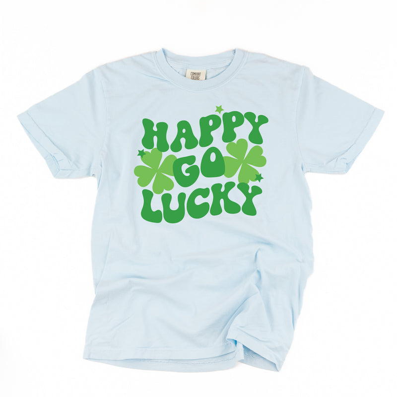 Happy Go Lucky - SHORT SLEEVE COMFORT COLORS TEE