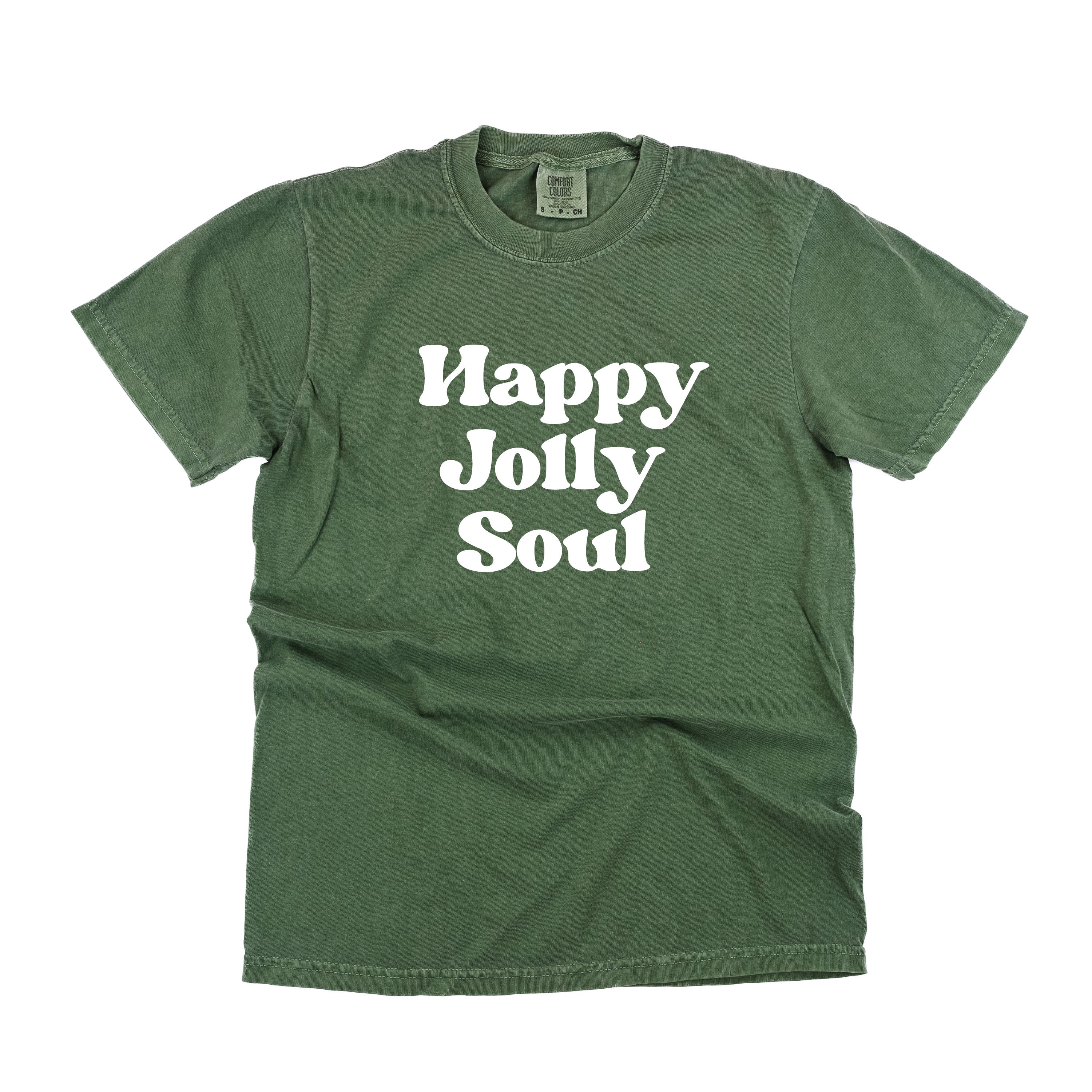 Happy Jolly Soul - Comfort Colors Tee Little Mama Shirt Shop